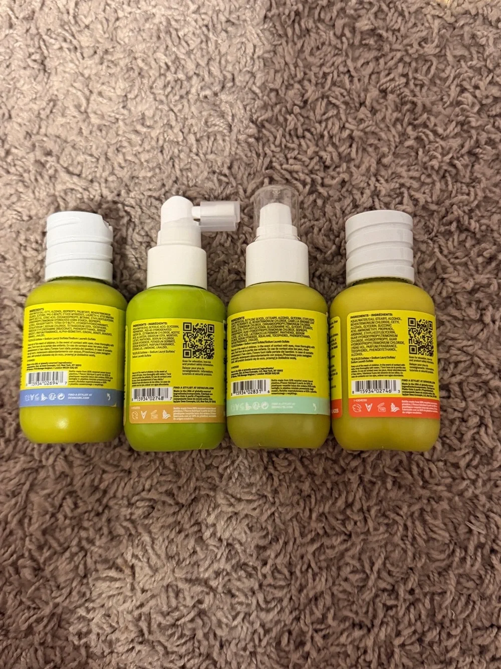 DevaCurl Kids Green Curl Care Travel Set